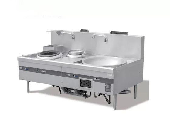 موقد مطعم صيني عالي الكفاءة SS 304 2200mm