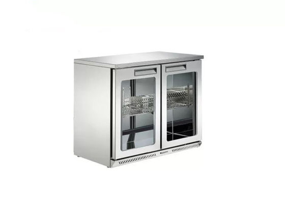 واضح زجاج مزدوج الباب 920 مم معدات التبريد